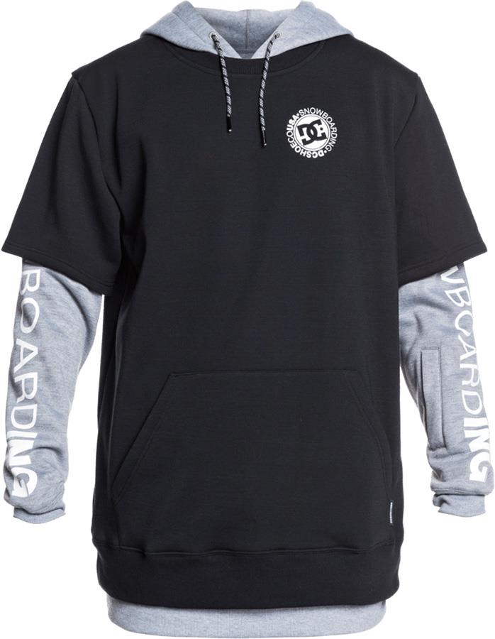 DC Dryden DWR Ski/Snowboard Tech Hoodie, S Black